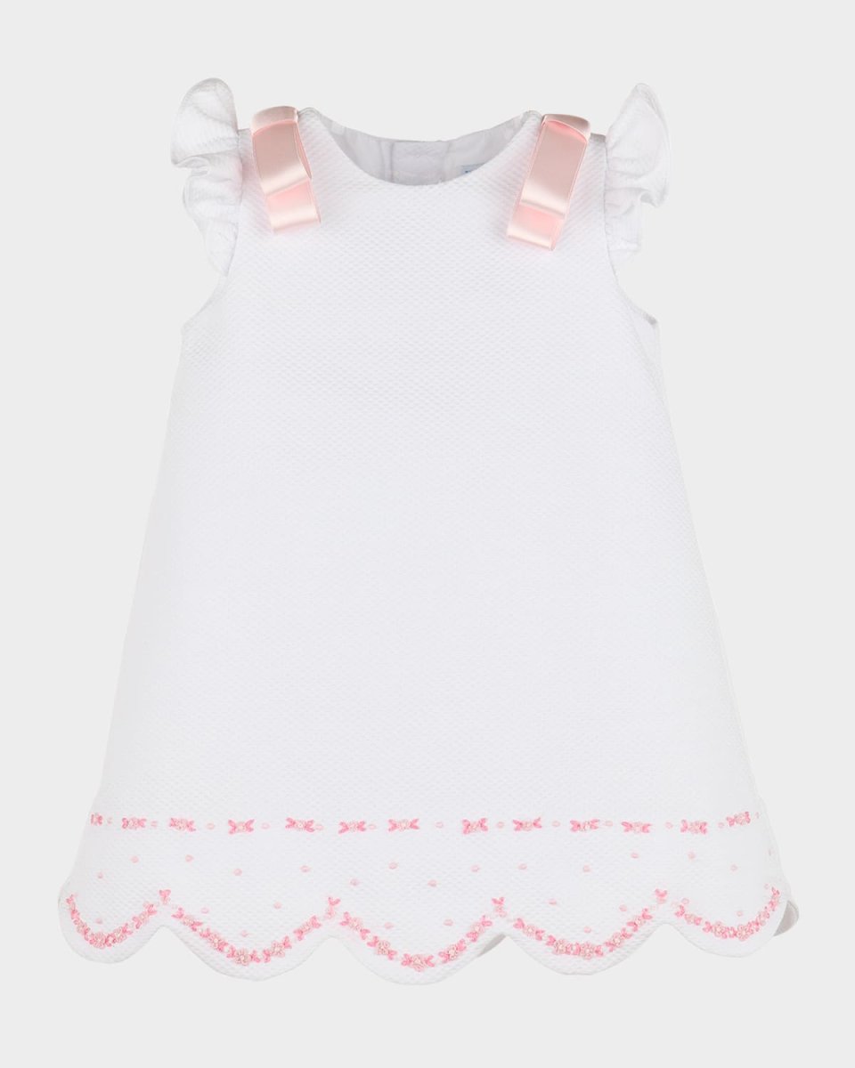 Girl's Timeless Treasures A-Line Pique Dress, Size 4T-3